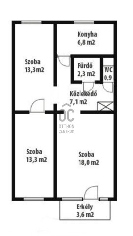 Eladó panellakás, Szekszárdon 33.5 M Ft, 3 szobás