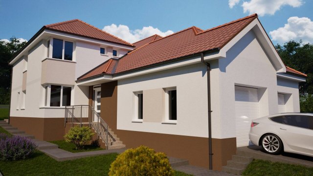 Eladó ikerház, Veresegyházon 147 M Ft, 5 szobás