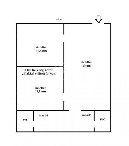 Kiadó üzlethelyiség, Budapesten, IV. kerületben 300 E Ft / hó