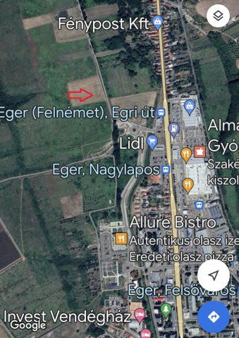 Eladó telek, Egerben 184 M Ft / költözzbe.hu