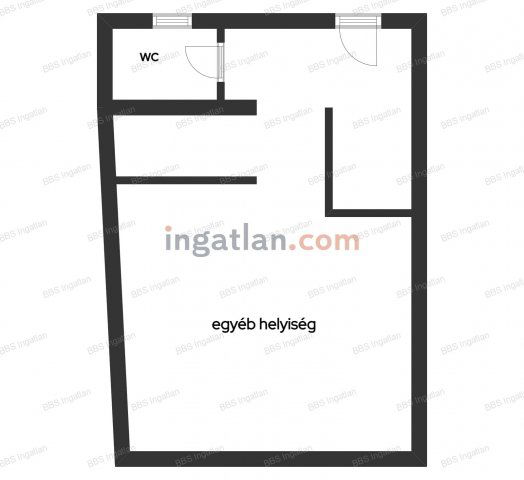 Eladó üzlethelyiség, Veszprémben 25 M Ft, 1 szobás
