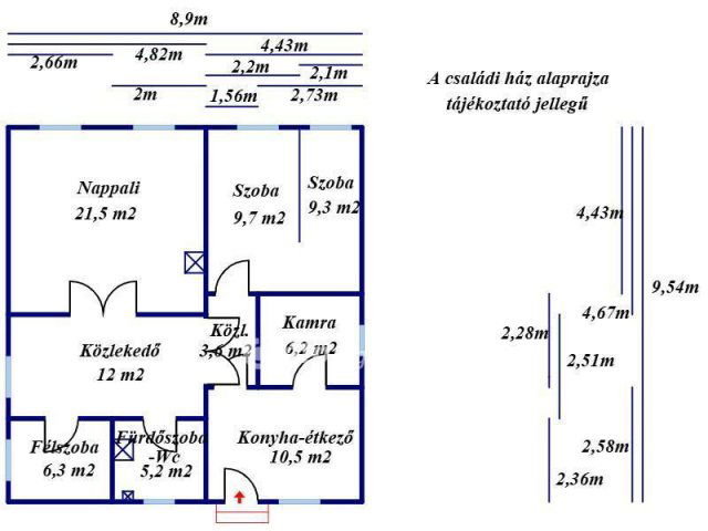 Eladó családi ház, Kiskunfélegyházán 32.9 M Ft, 3+1 szobás