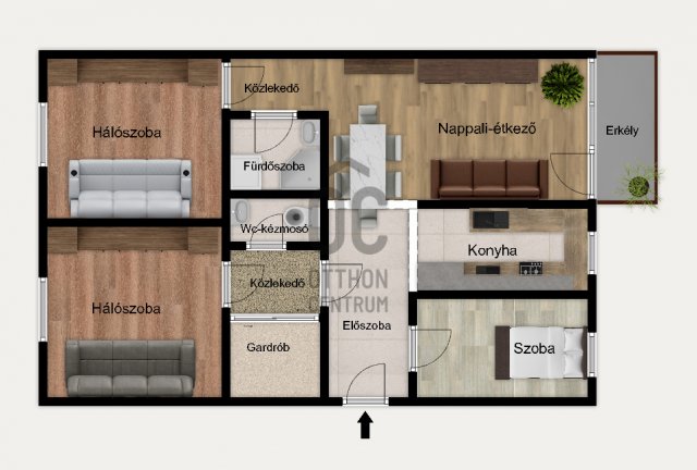 Eladó panellakás, Etyeken 66 M Ft, 4 szobás