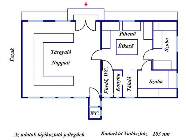 Eladó családi ház, Kadarkúton 22 M Ft, 2 szobás