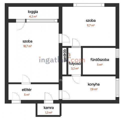 Eladó panellakás, Salgótarjánban 22 M Ft, 2 szobás