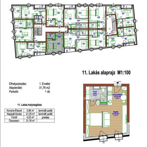 Eladó téglalakás, Mosonmagyaróváron 30.1 M Ft, 1 szobás