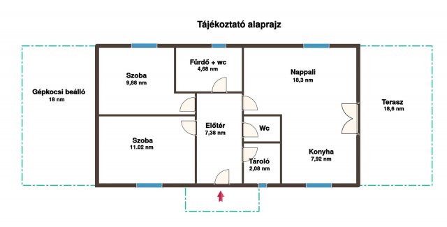 Eladó ikerház, Gyálon 97.5 M Ft, 1+2 szobás