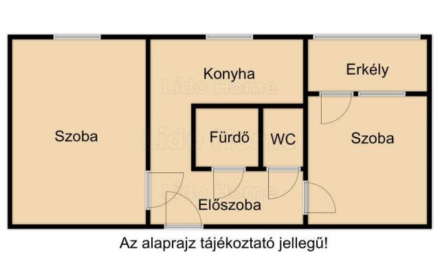 Eladó panellakás, Veszprémben 42 M Ft, 2 szobás