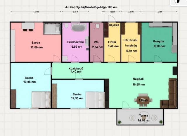 Eladó családi ház, Cegléden 98.9 M Ft, 4 szobás