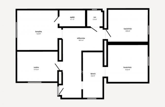 Eladó családi ház, Rásonysápberencsen 21.5 M Ft, 4+1 szobás