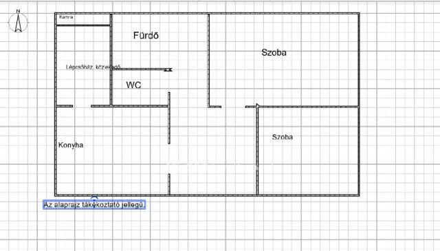 Eladó családi ház, Tiszaföldváron 13 M Ft, 3 szobás