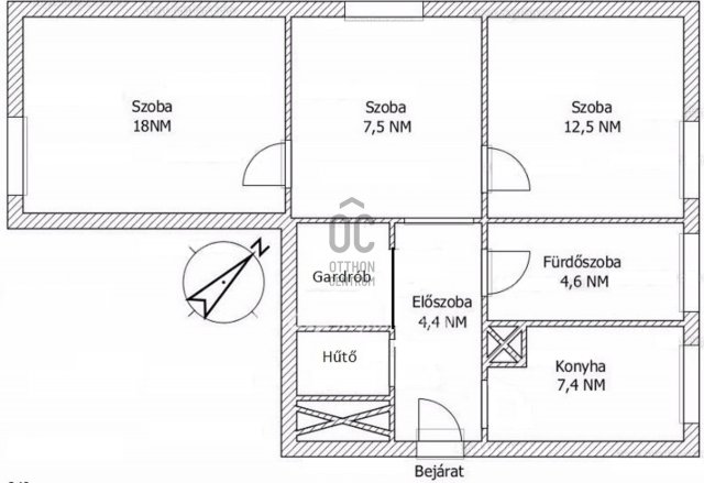 Eladó panellakás, Budapesten, X. kerületben 72.5 M Ft, 3 szobás
