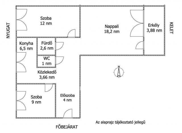 Eladó panellakás, Budapesten, XV. kerületben 78.9 M Ft, 3 szobás