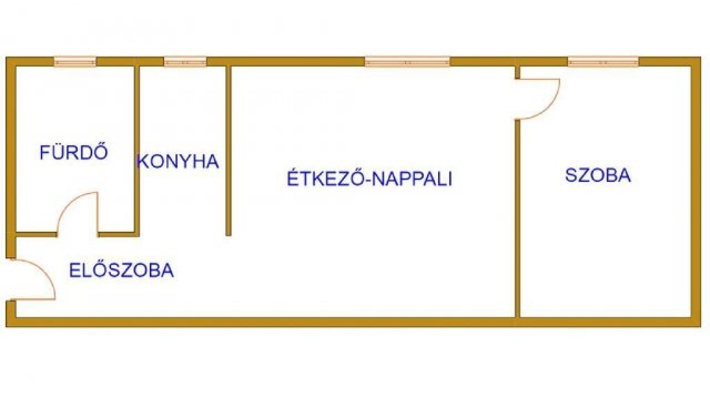 Eladó téglalakás, Pécsett 35.9 M Ft, 2 szobás