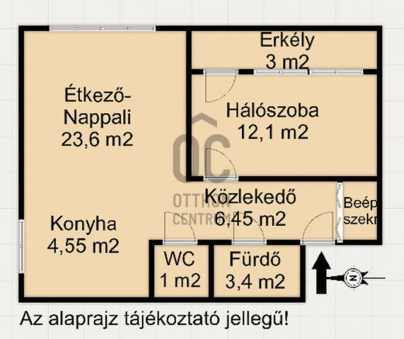 Eladó panellakás, Nagykanizsán 33.9 M Ft, 2 szobás