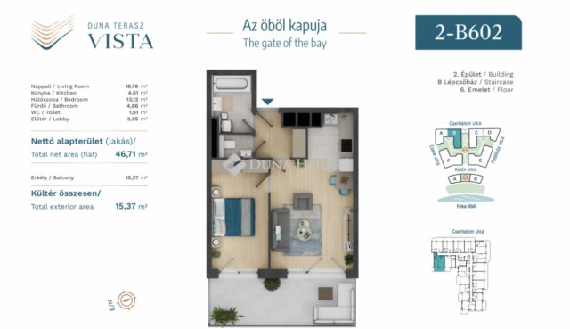 Eladó téglalakás, Budapesten, XIII. kerületben 94.9 M Ft