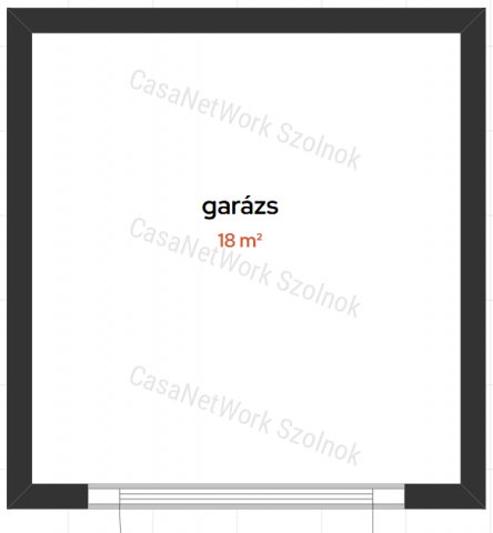Eladó garázs, Szolnokon 9 M Ft, 1 szobás / költözzbe.hu