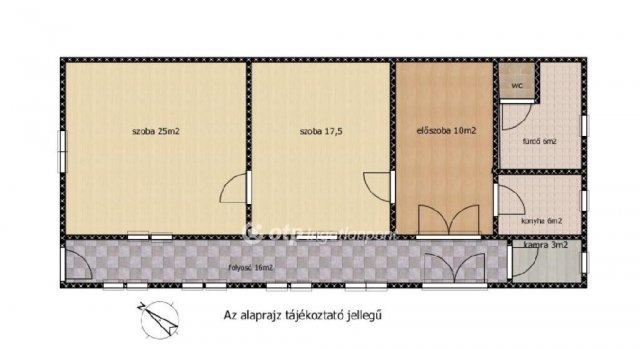 Eladó családi ház, Szalkszentmártonon 15.9 M Ft, 3 szobás