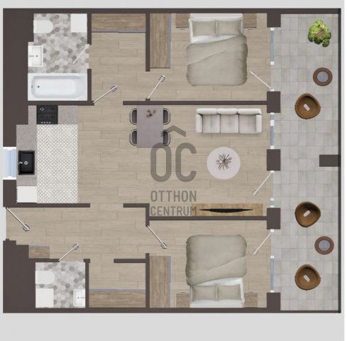 Eladó téglalakás, Budapesten, XIX. kerületben 102.304 M Ft