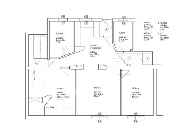 Eladó téglalakás, Budapesten, I. kerületben 135 M Ft, 3+1 szobás