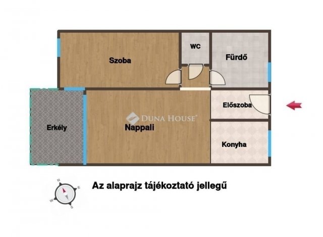 Eladó téglalakás, Budapesten, IV. kerületben 79.9 M Ft, 2 szobás
