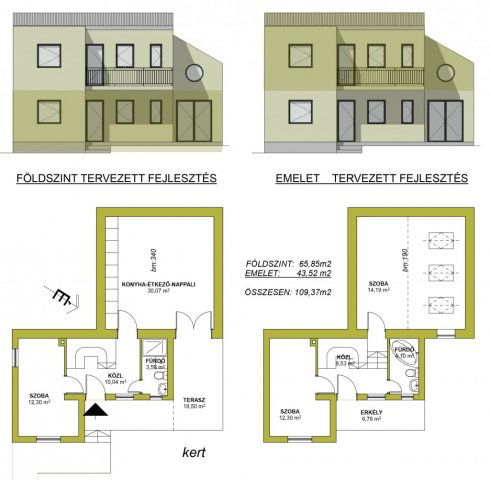Eladó családi ház, Budapesten, XXII. kerületben 64.9 M Ft