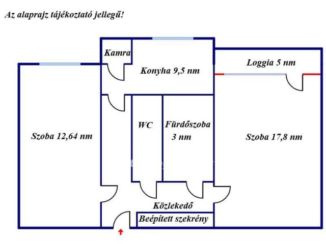 Eladó téglalakás, Martfűn 26.5 M Ft, 2 szobás
