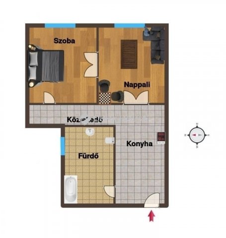 Eladó téglalakás, Budapesten, XIII. kerületben 59.9 M Ft