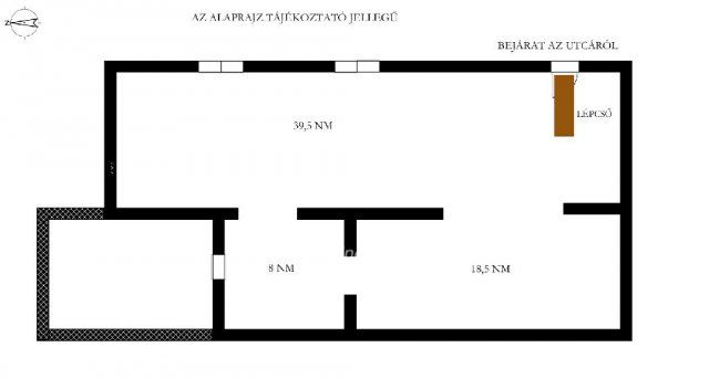 Eladó üzlethelyiség, Budapesten, VIII. kerületben 36.5 M Ft