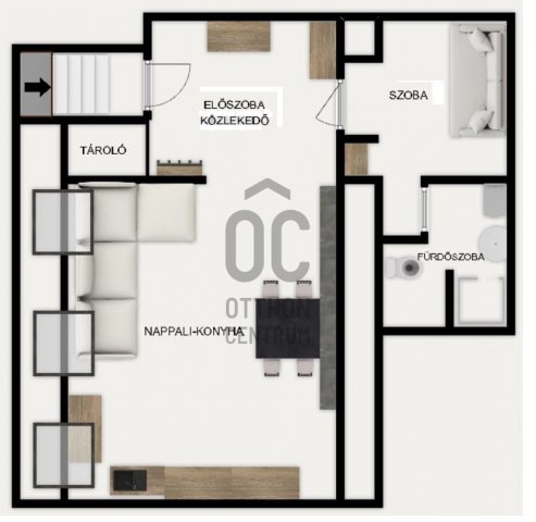 Eladó téglalakás, Budapesten, VII. kerületben, Nefelejcs utcában