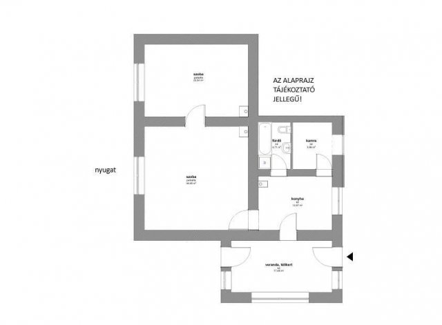 Eladó ikerház, Gyöngyösön 75 M Ft, 2 szobás