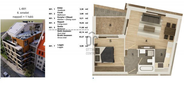 Eladó téglalakás, Budapesten, VIII. kerületben 67.79 M Ft