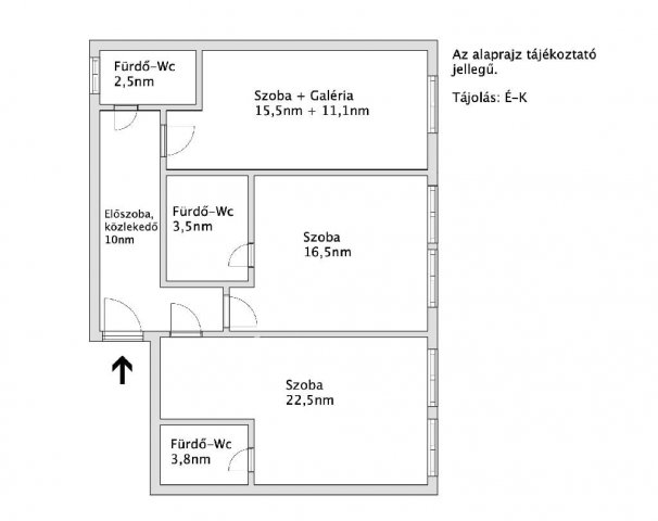 Eladó téglalakás, Budapesten, VI. kerületben 99.8 M Ft, 3 szobás