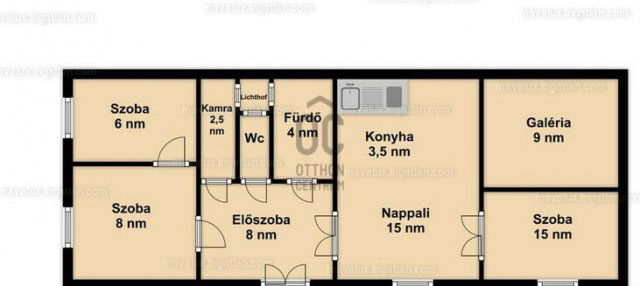 Eladó téglalakás, Budapesten, XIII. kerületben 84.5 M Ft