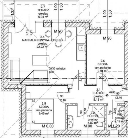 Eladó téglalakás, Cserkeszőlőn 47.734 M Ft, 3 szobás