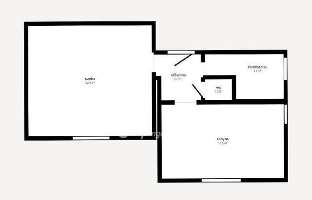 Eladó téglalakás, Kazincbarcikán 15.9 M Ft, 1 szobás