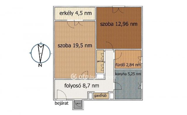 Eladó panellakás, Budapesten, XX. kerületben 74.9 M Ft, 2 szobás