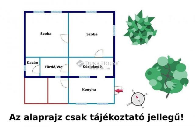 Eladó családi ház, Turán 29.9 M Ft, 2 szobás
