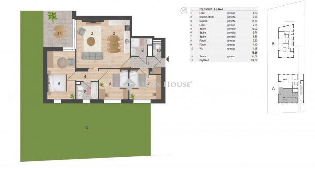 Eladó téglalakás, Budapesten, XIV. kerületben 172 M Ft, 4 szobás