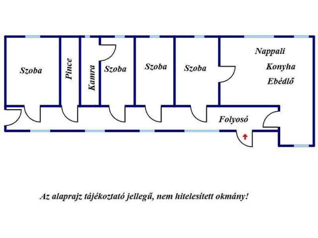 Eladó családi ház, Hencidán 24 M Ft, 5 szobás