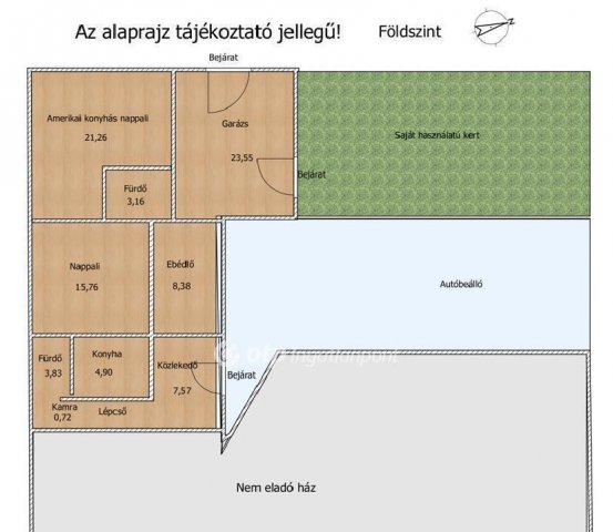 Eladó családi ház, Budapesten, XX. kerületben 71.5 M Ft