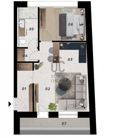 Eladó téglalakás, Zalaegerszegen 66.9 M Ft, 2 szobás