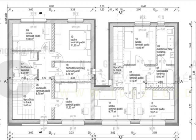 Eladó családi ház, Szegeden 107.2 M Ft, 4 szobás