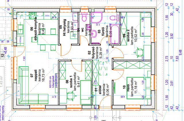 Eladó családi ház, Ballószögön 88.9 M Ft, 4+1 szobás