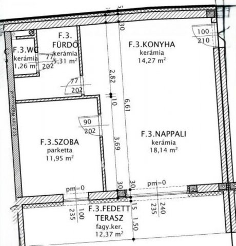 Eladó téglalakás, Jánossomorján 54.546 M Ft, 2 szobás