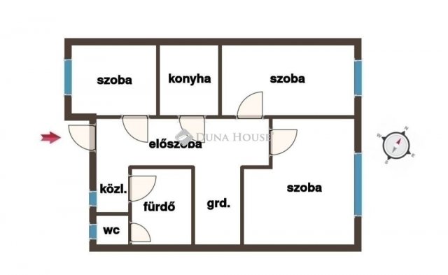 Eladó sorház, Budapesten, IX. kerületben 49.8 M Ft, 1+2 szobás