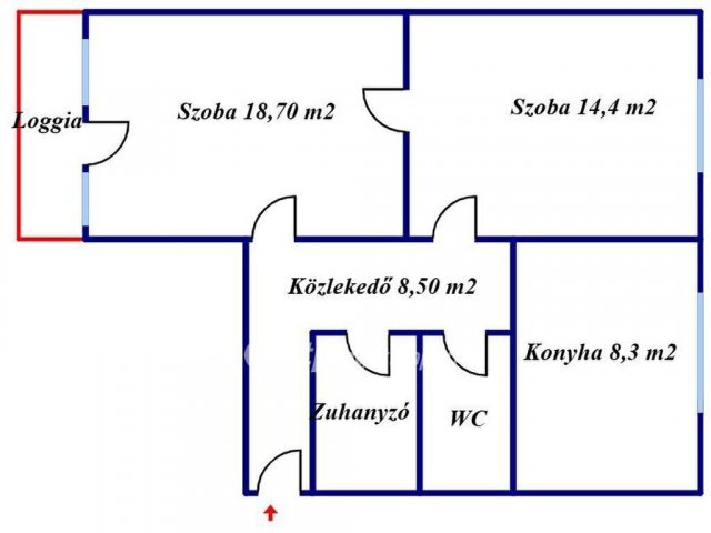 Eladó téglalakás, Kisvárdán 42 M Ft, 2 szobás