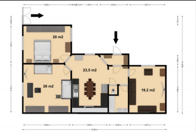 Eladó családi ház, Miskolcon 89.9 M Ft, 3 szobás