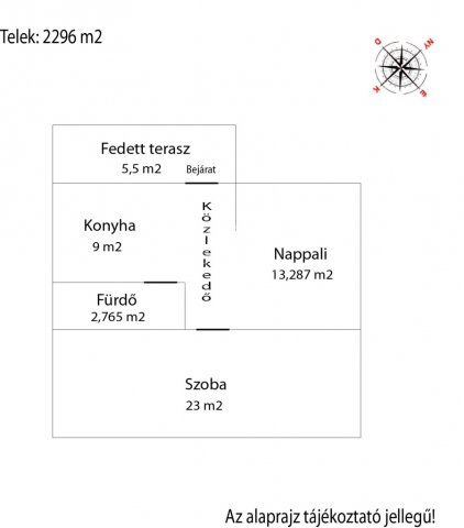 Eladó nyaraló, Verőcén 42.9 M Ft, 2 szobás