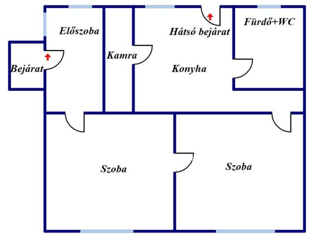 Eladó családi ház, Nagykállóban 24.9 M Ft, 2 szobás